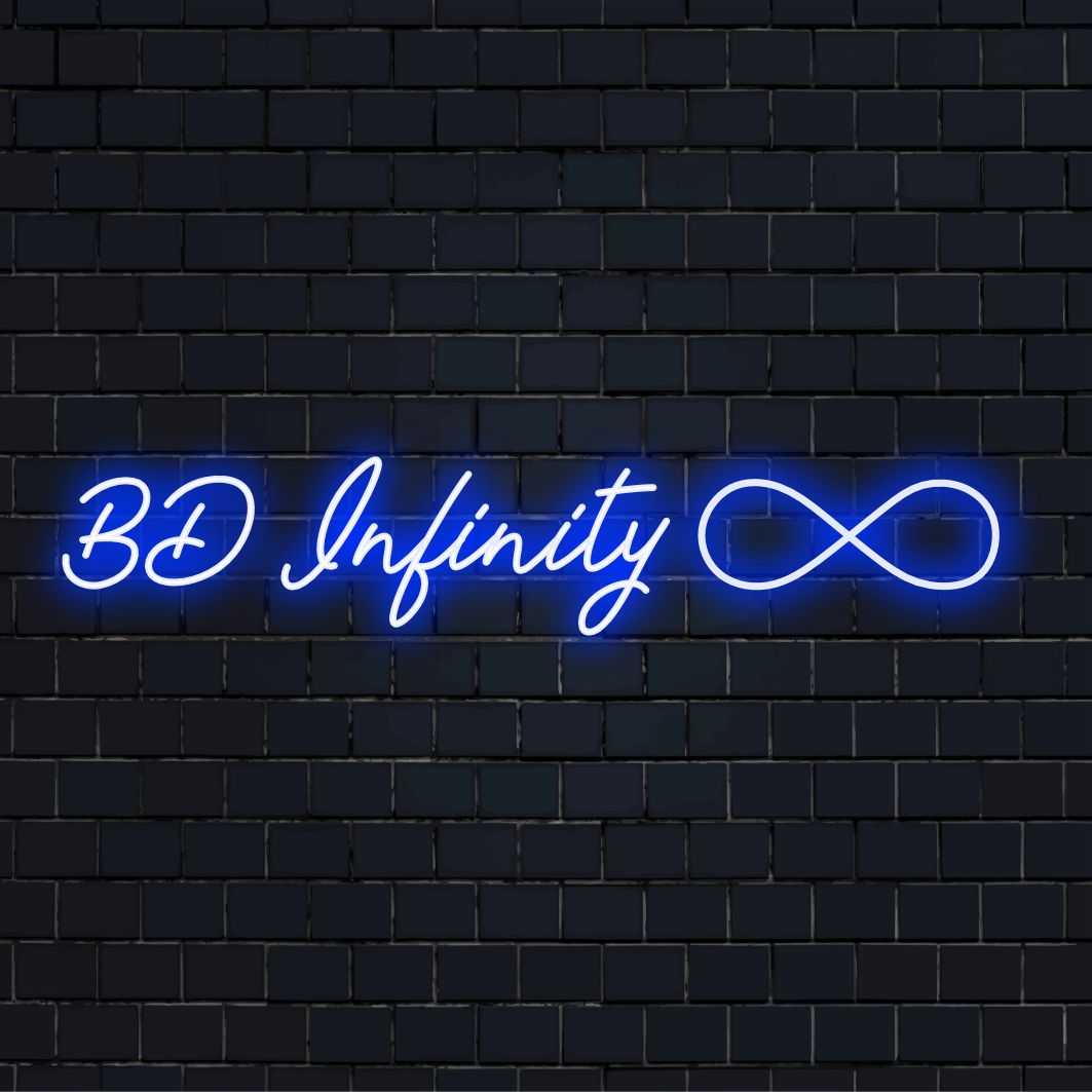 BD Infinity Neonskylt