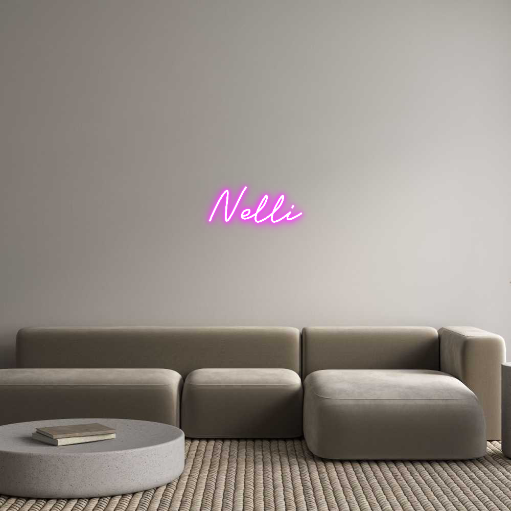 Anpassat LED Neonljus: Nelli