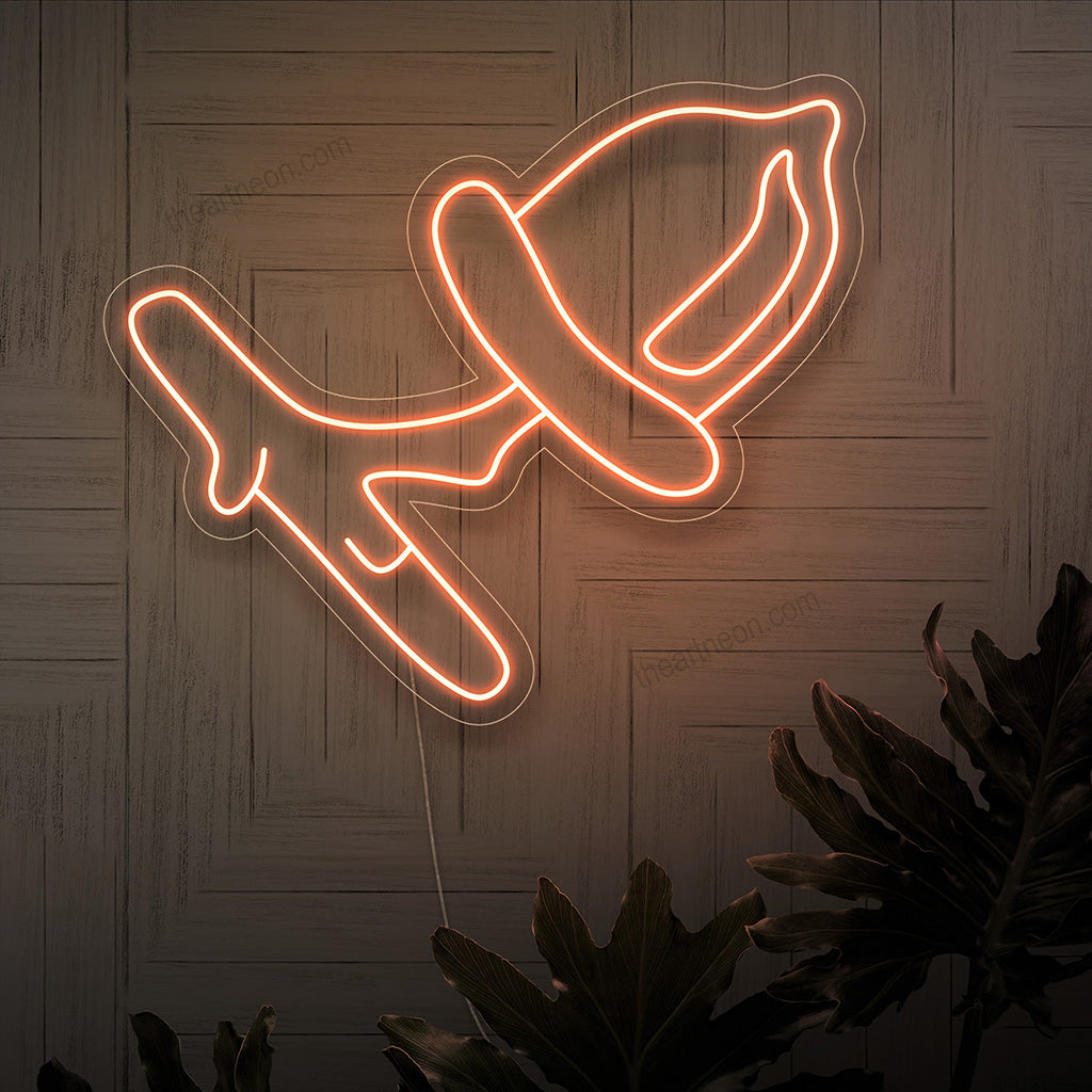 "Acorn Neon Sign" - Ett förtjusande neonljus med symbolen för en ekollon, som ingjuter naturlig elegans och mysighet i ditt vardagsrum.