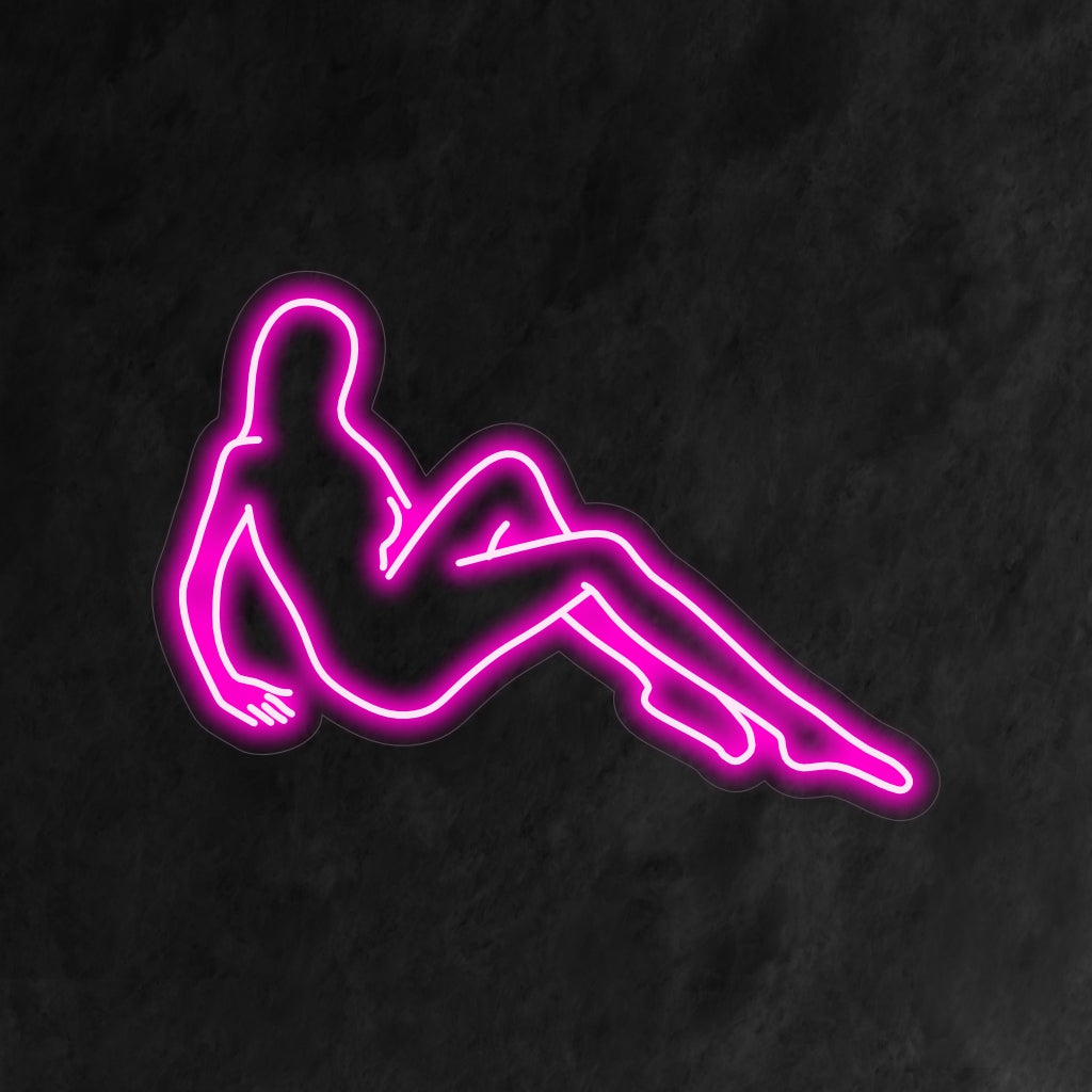 "Body Silhouette Neon Sign" är ett elegant och motiverande tillskott till din fitness- och friskvårdsinredning. Ett neonljus som representerar människokroppens skönhet och styrka.