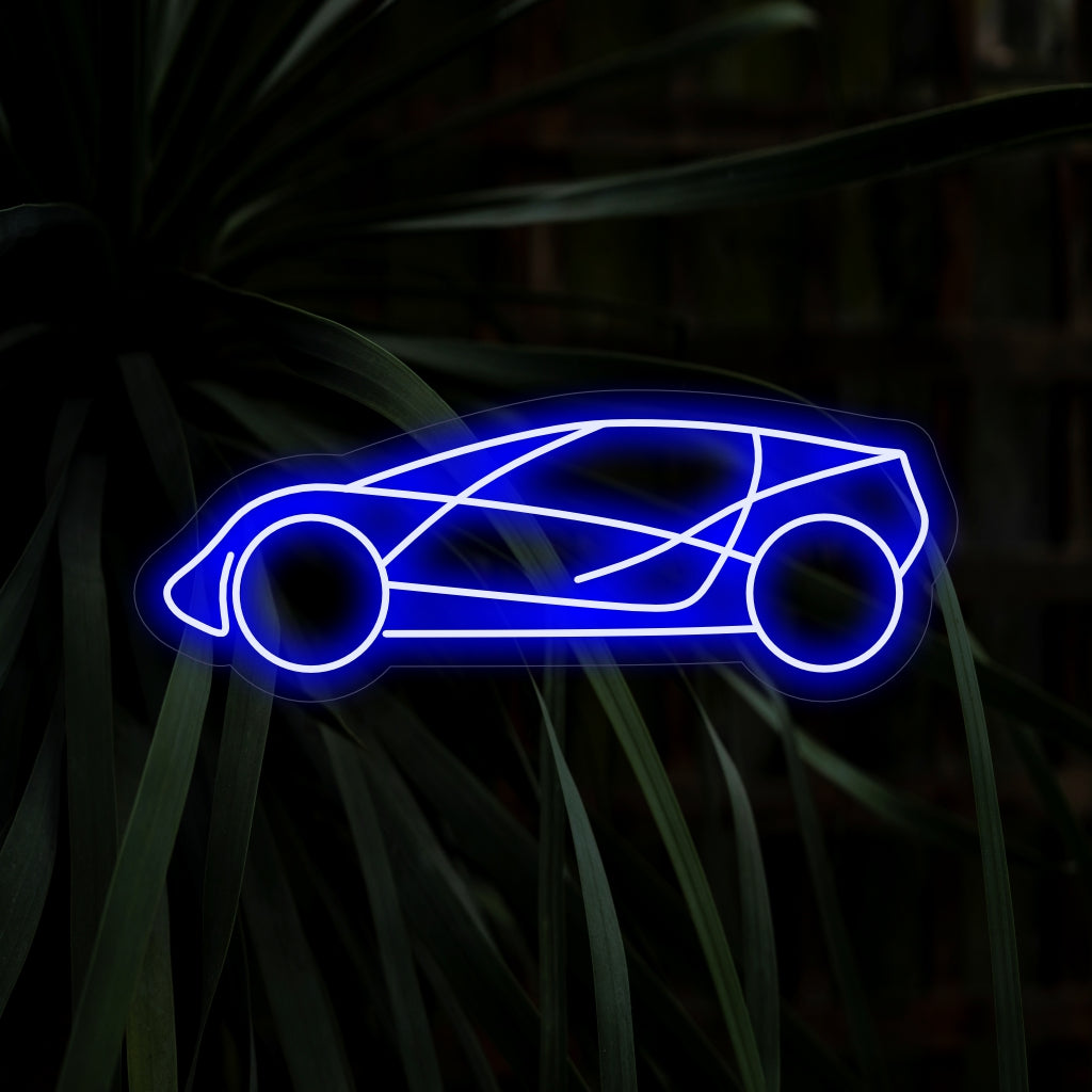 "Car Side View Neon Sign" har en elegant och modern representation av en bils sidovy, vilket gör den till ett idealiskt komplement till bilinredning. Lys upp ditt utrymme med den eleganta designen och den moderna stilen hos detta unika neonljus.