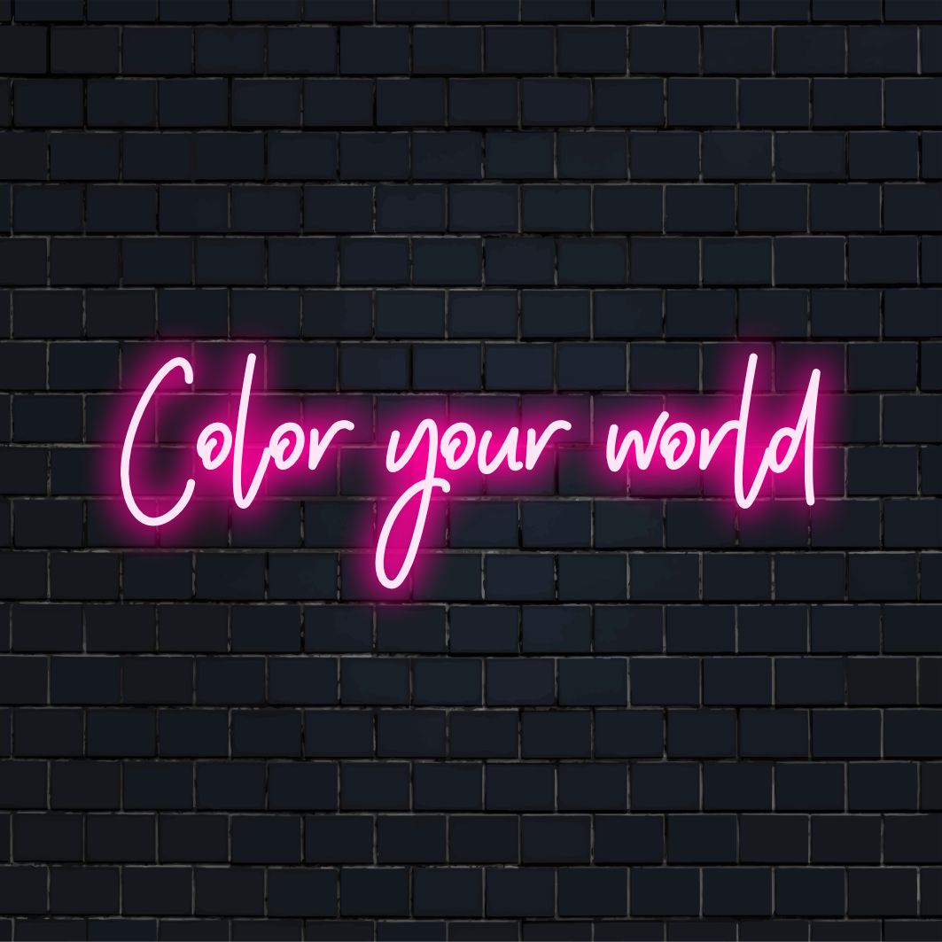 Anpassad LED neonskylt som ger levande ljus och konstnärlig stil till alla utrymmen; perfekt för personlig inredning.