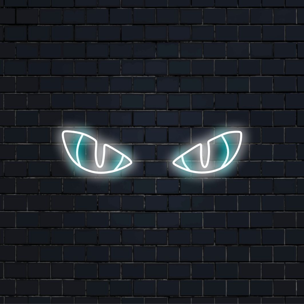 "Eyes Neon Sign" lyser upp med en fängslande glöd, perfekt för konstgallerier och utrymmen som hyllar ögonens gåtfulla skönhet, och lägger till en touch av mystik och lockelse till atmosfären.
