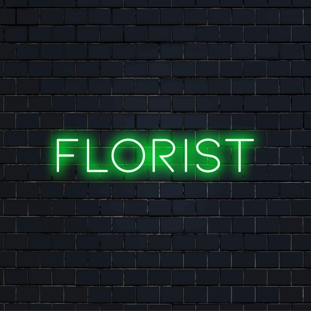 Anpassad LED neonskylt med en skräddarsydd blomdesign, perfekt för unik neonljusdekor i alla miljöer.