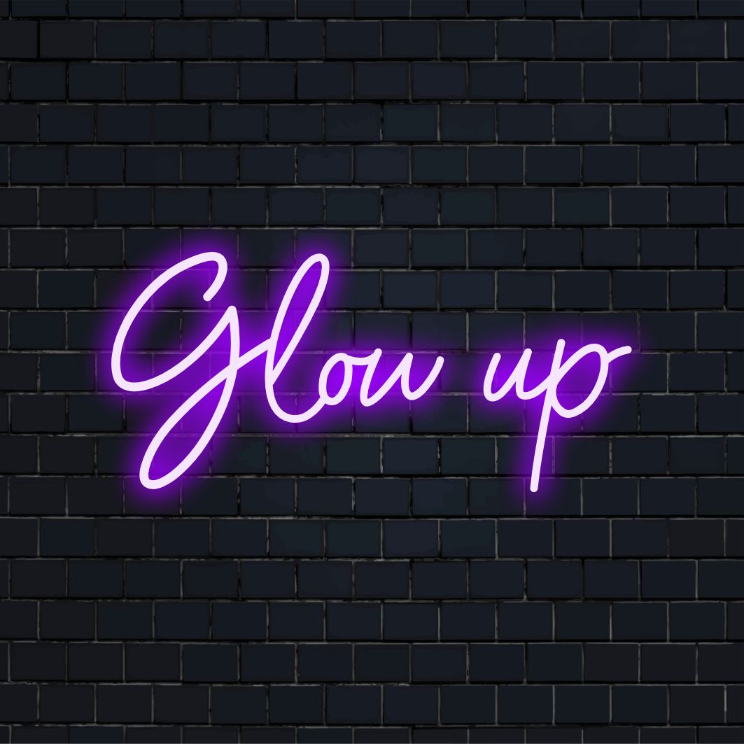 Levande LED neonskylt som visar skickligt hantverk; perfekt för att lägga till en personlig neonglöd till alla utrymmen.