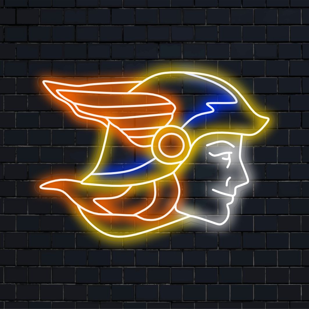"Hermes Neon Sign" - Ett chict och sofistikerat tillskott för modebutiker och exklusiva butiker, som förmedlar en känsla av lyx och stil inspirerad av det ikoniska Hermes-märket.