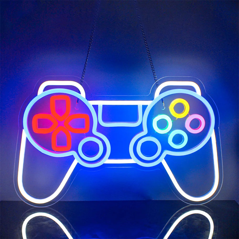 Gamer 5V USB LED Ljusskylt - Budgetvänlig