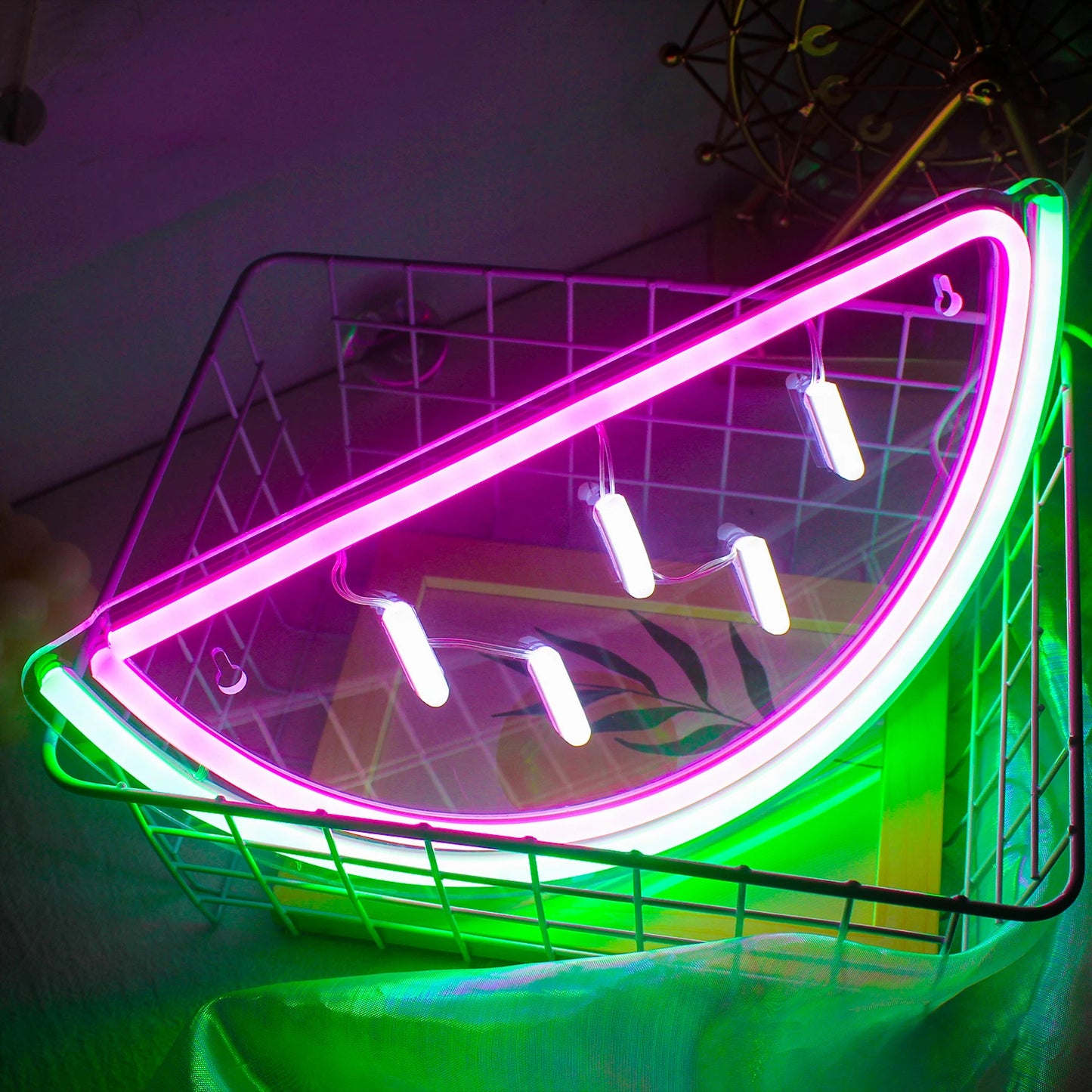 Vattenmelon 5V USB LED Neonskylt - Prisvärd