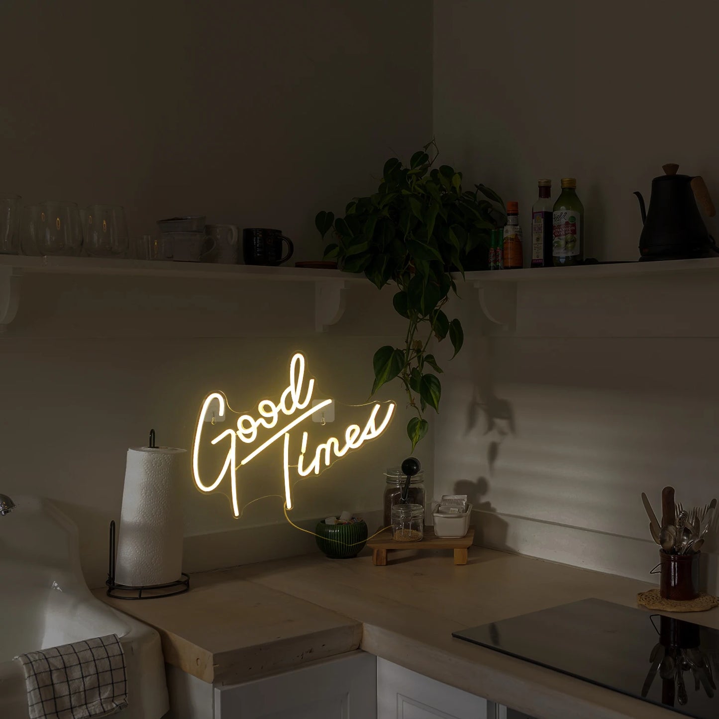 Good Times 5V Mini USB LED Neonskylt - Budgetvänlig
