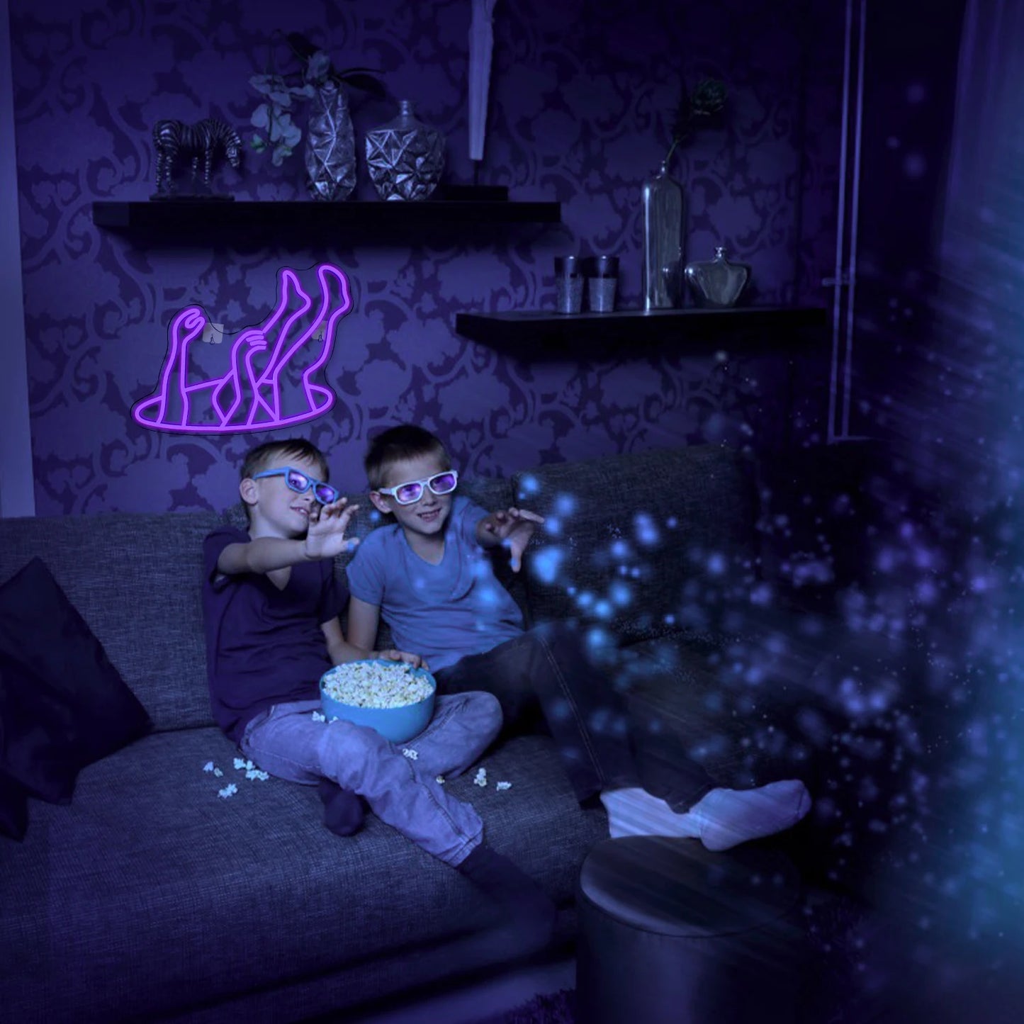 Come Down 5V USB LED Ljusskylt - Prisvänlig