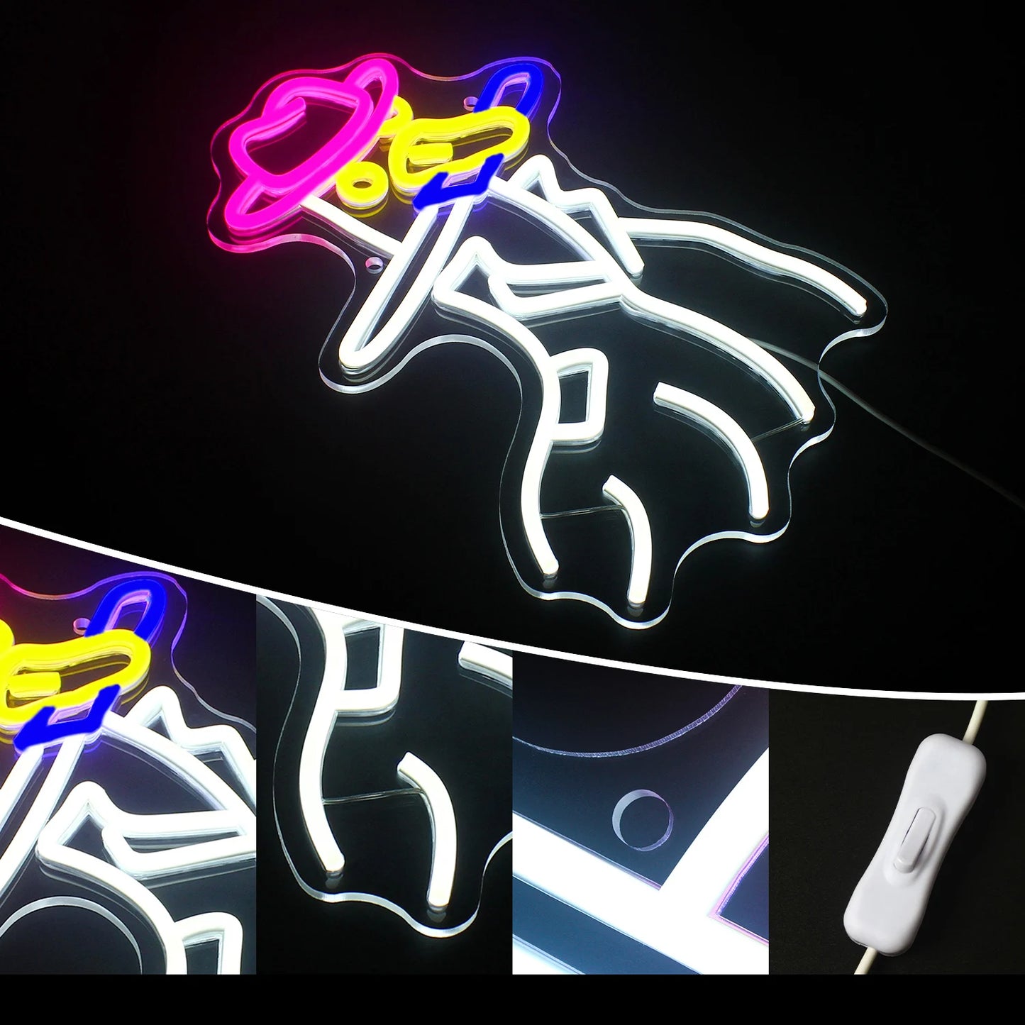 Cowboyanka 5V USB LED Ljusskylt - Prisvänlig