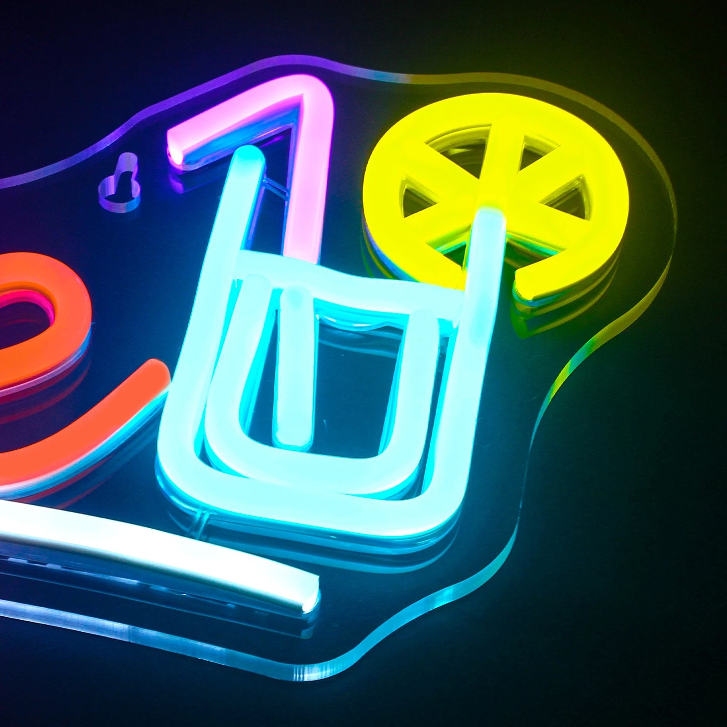 Juice 5V USB LED Ljusskylt - Prisvärd