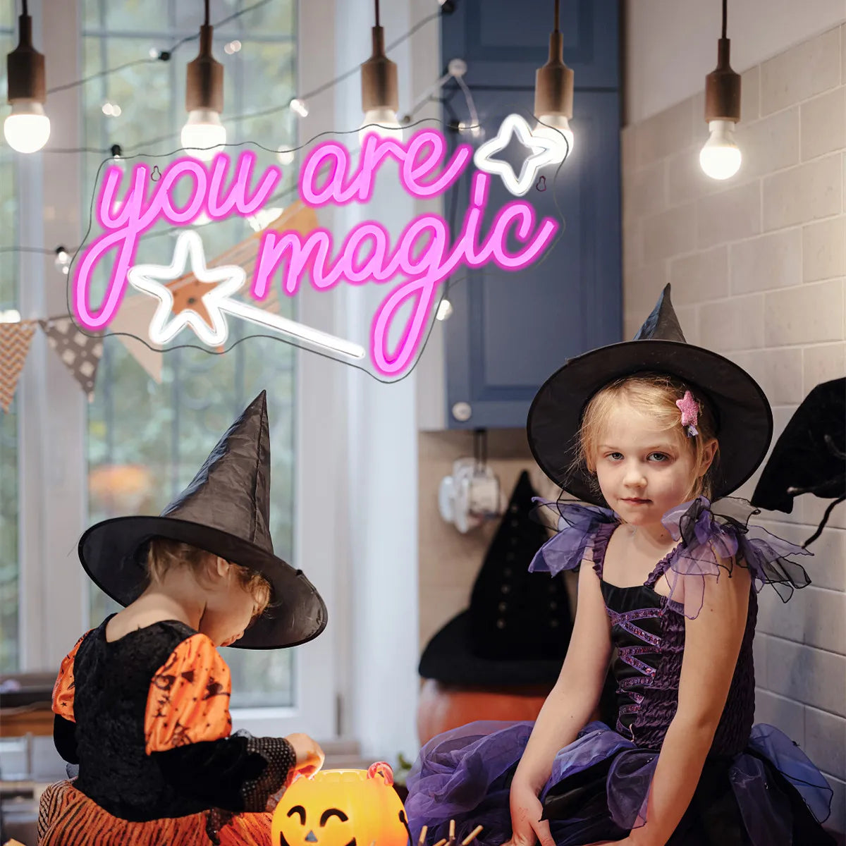 You Are Magic 5V USB LED Ljusskylt - Prisvärd