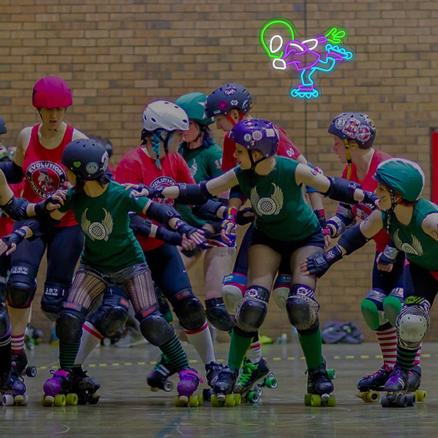 Alien 5V USB LED Ljusskylt - Prisvärd