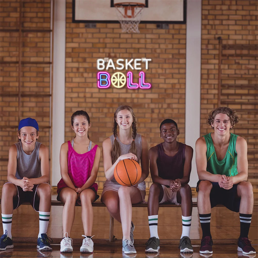 Basketboll 5V USB LED Ljusskylt - Prisvärd