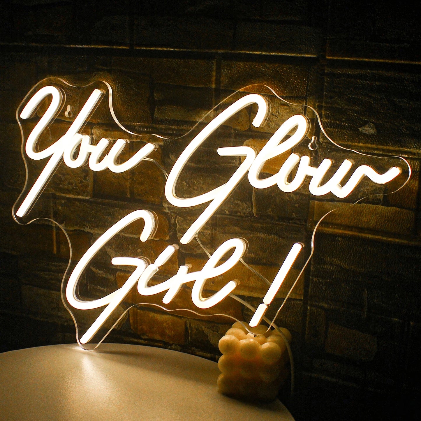 You Glow Girl 5V USB LED Ljusskylt - Prisvänlig