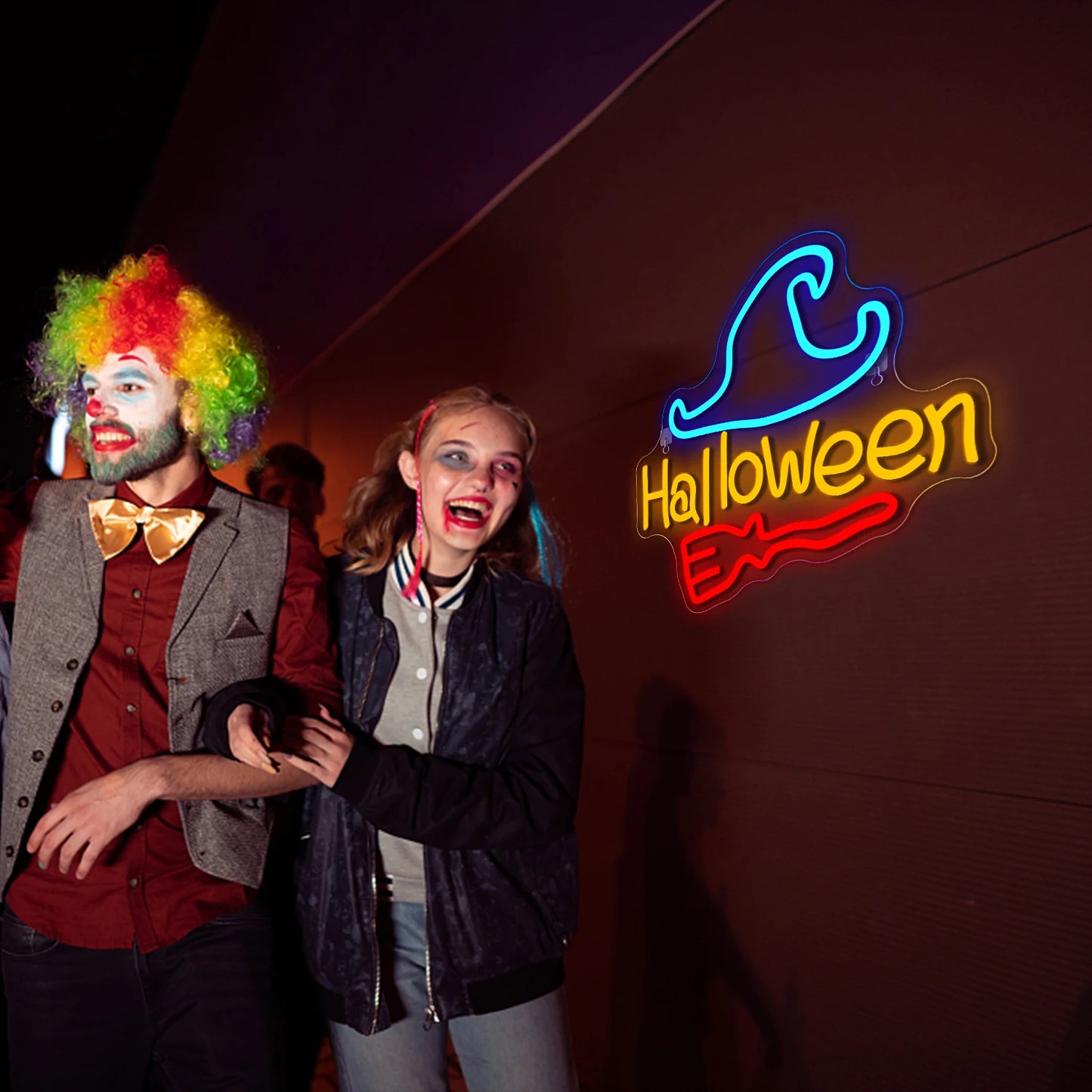 Halloween 5V USB LED Ljusskylt - Prisvänlig