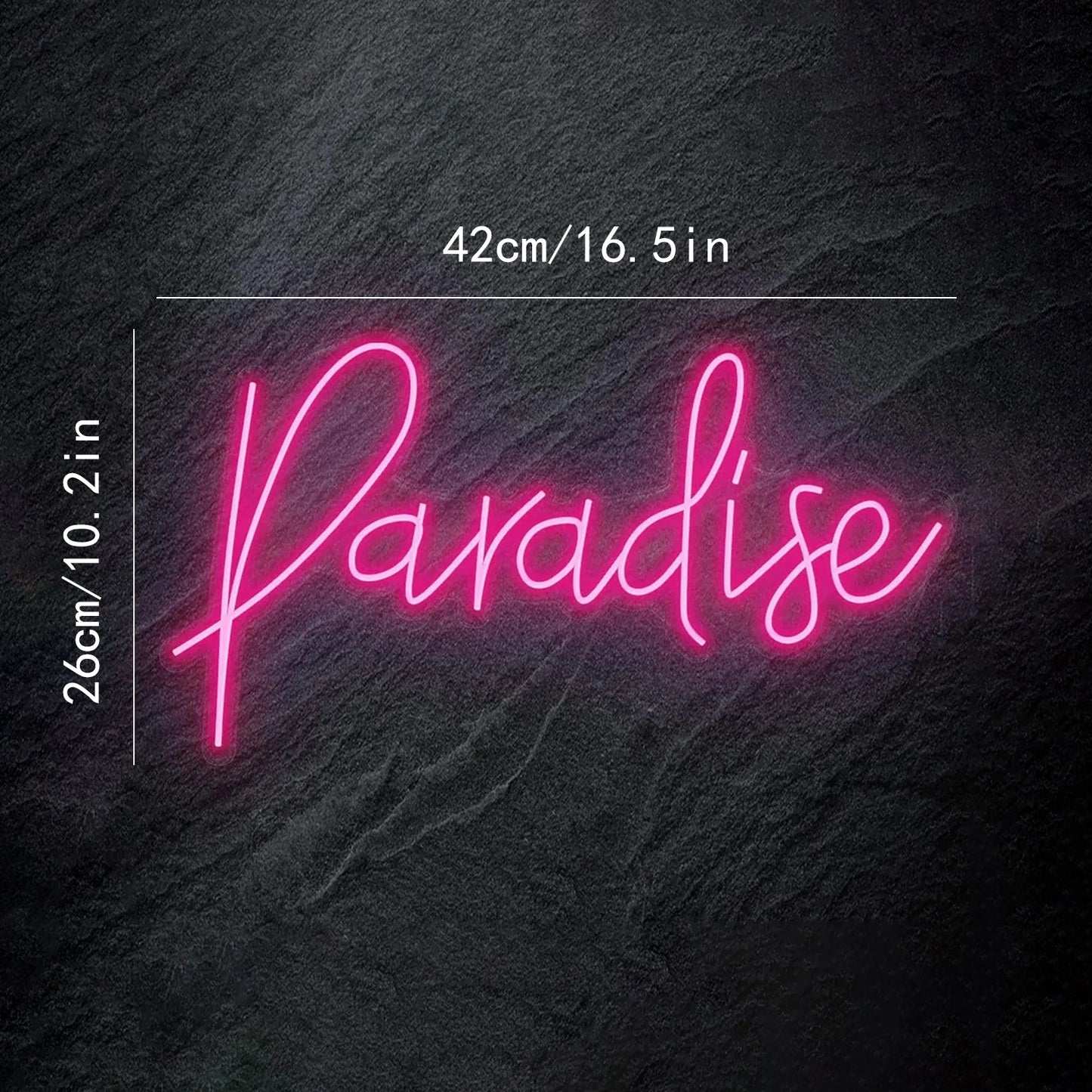 Paradise 5V USB LED Neonskylt - Budgetvänlig