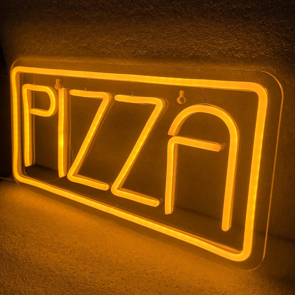 PIZZA 5V USB LED Ljusskylt - Budgetvänlig
