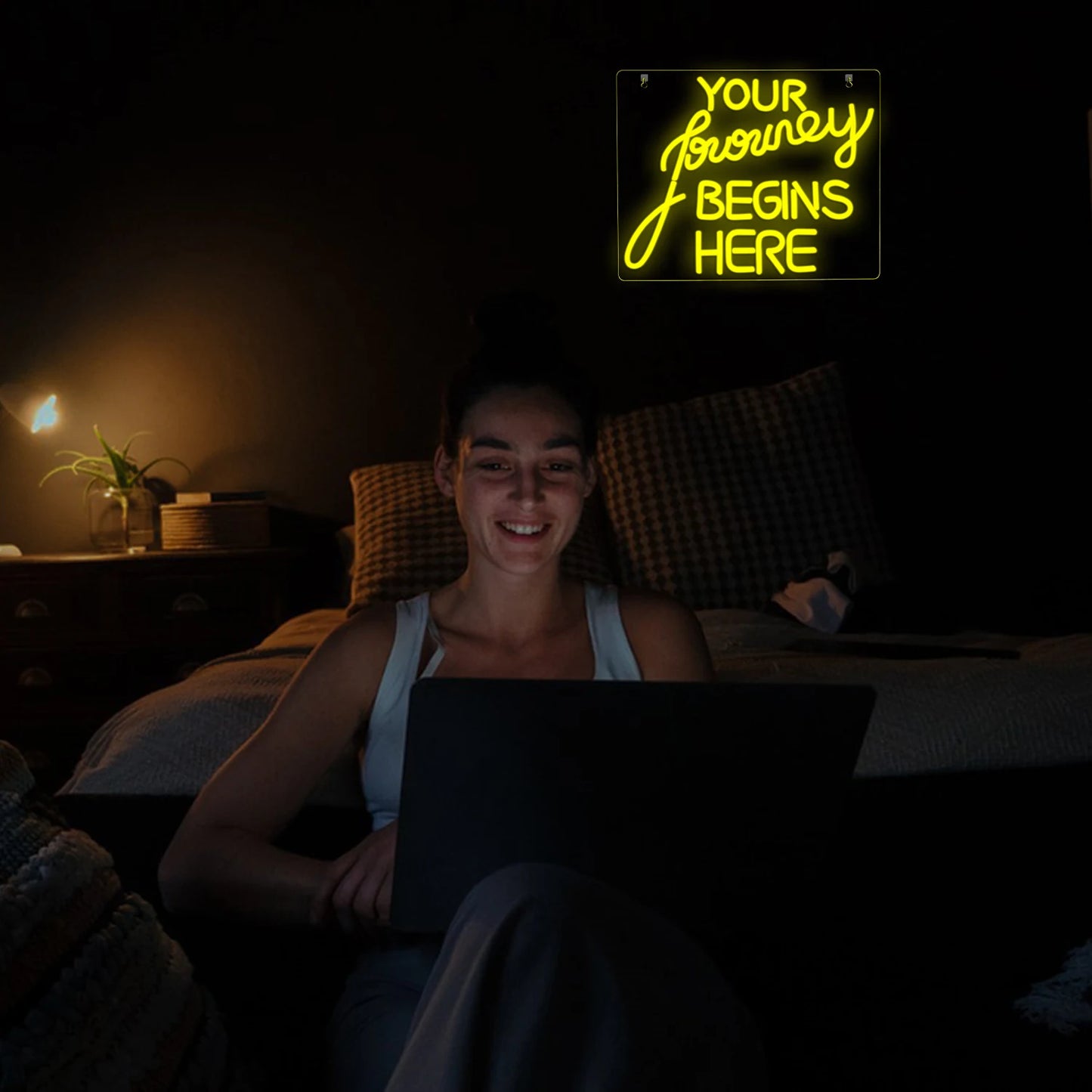 Journey Begin 5V USB LED Ljusskylt - Budgetvänlig