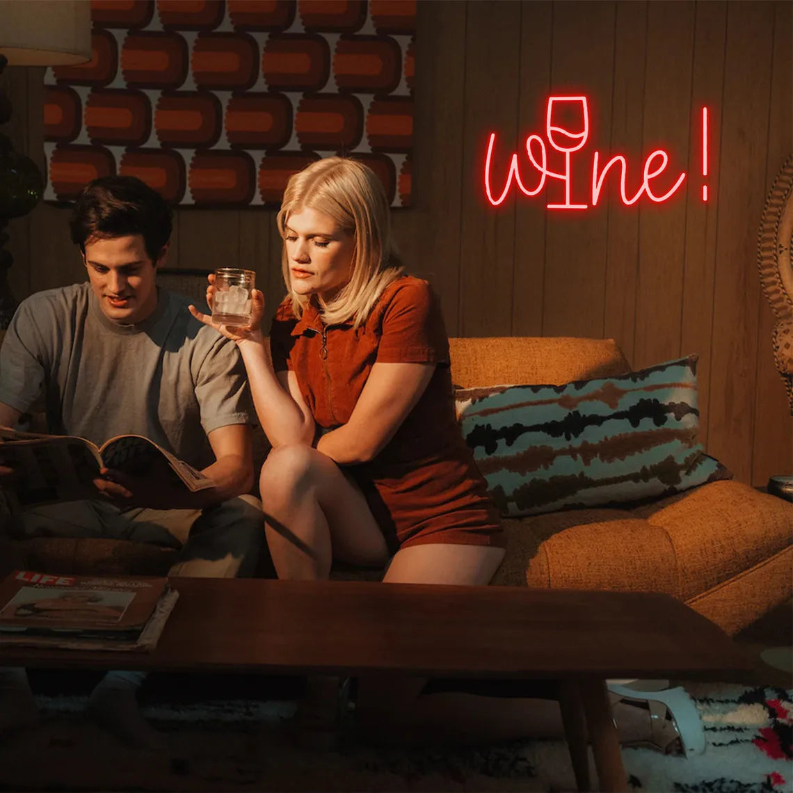 Vin 5V USB LED Ljusskylt - Prisvärd