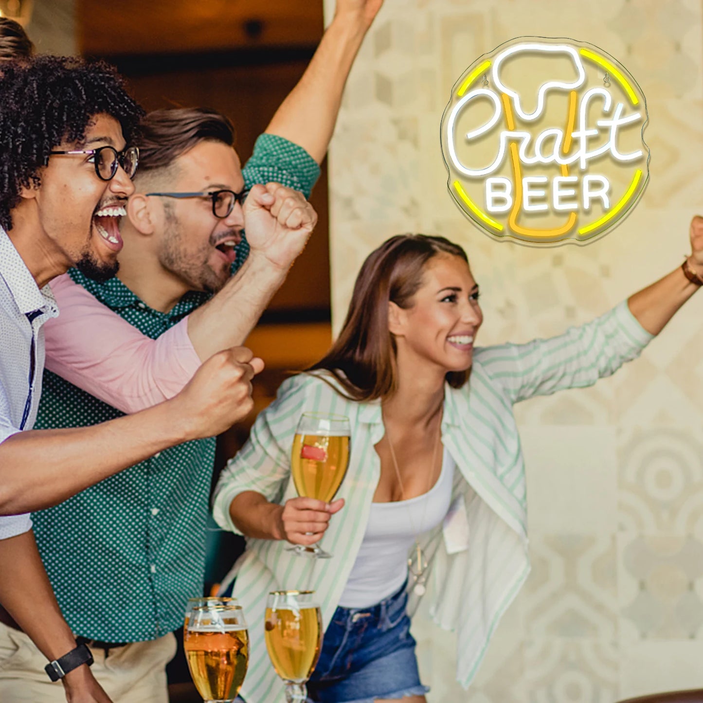 Hantverksöl 5V USB LED Neonskylt - Budgetvänlig