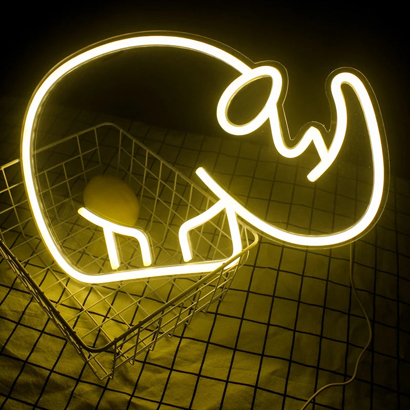 Rhino 5V USB LED Ljusskylt - Prisvärd