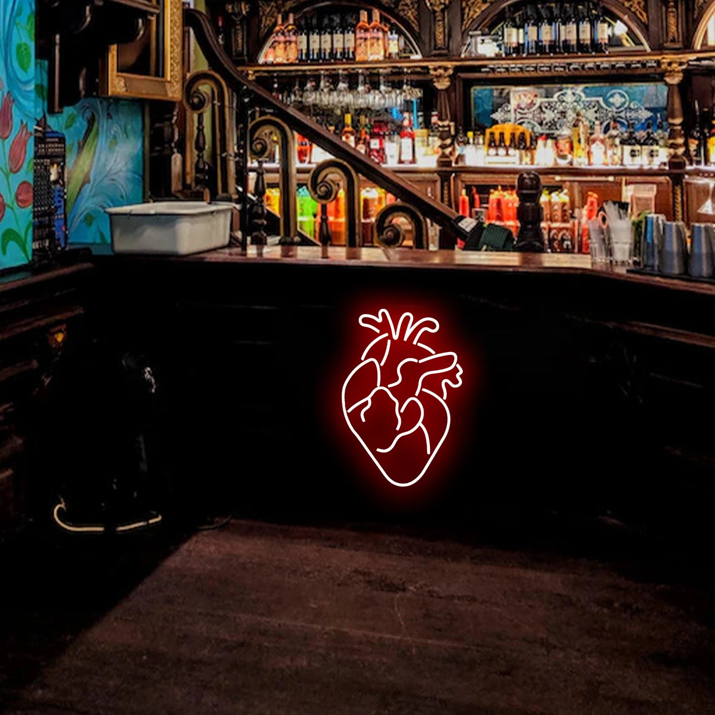 Hjärta 5V USB LED Ljusskylt - Budgetvänlig