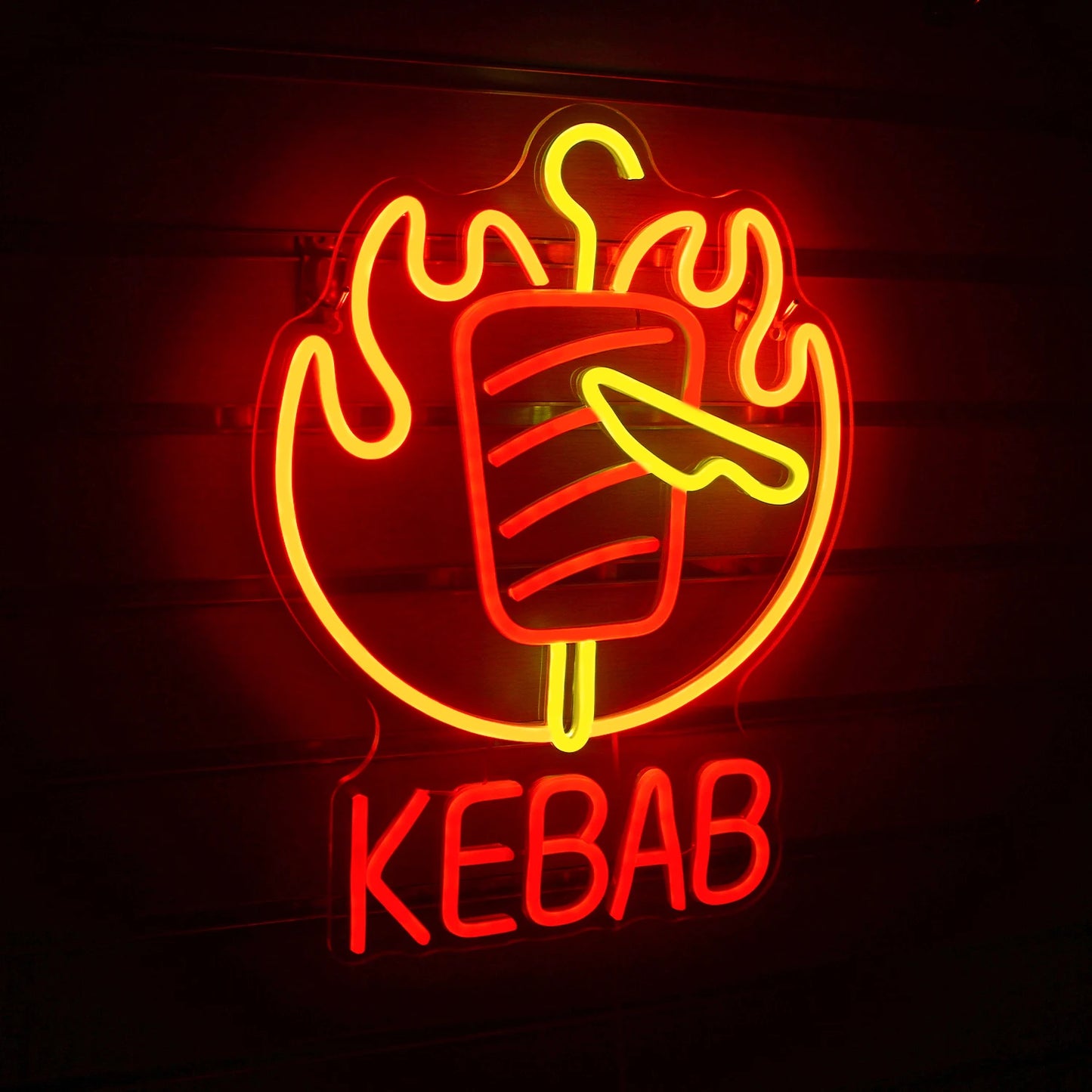 Kebab 5V USB LED Ljusskylt - Prisvärd