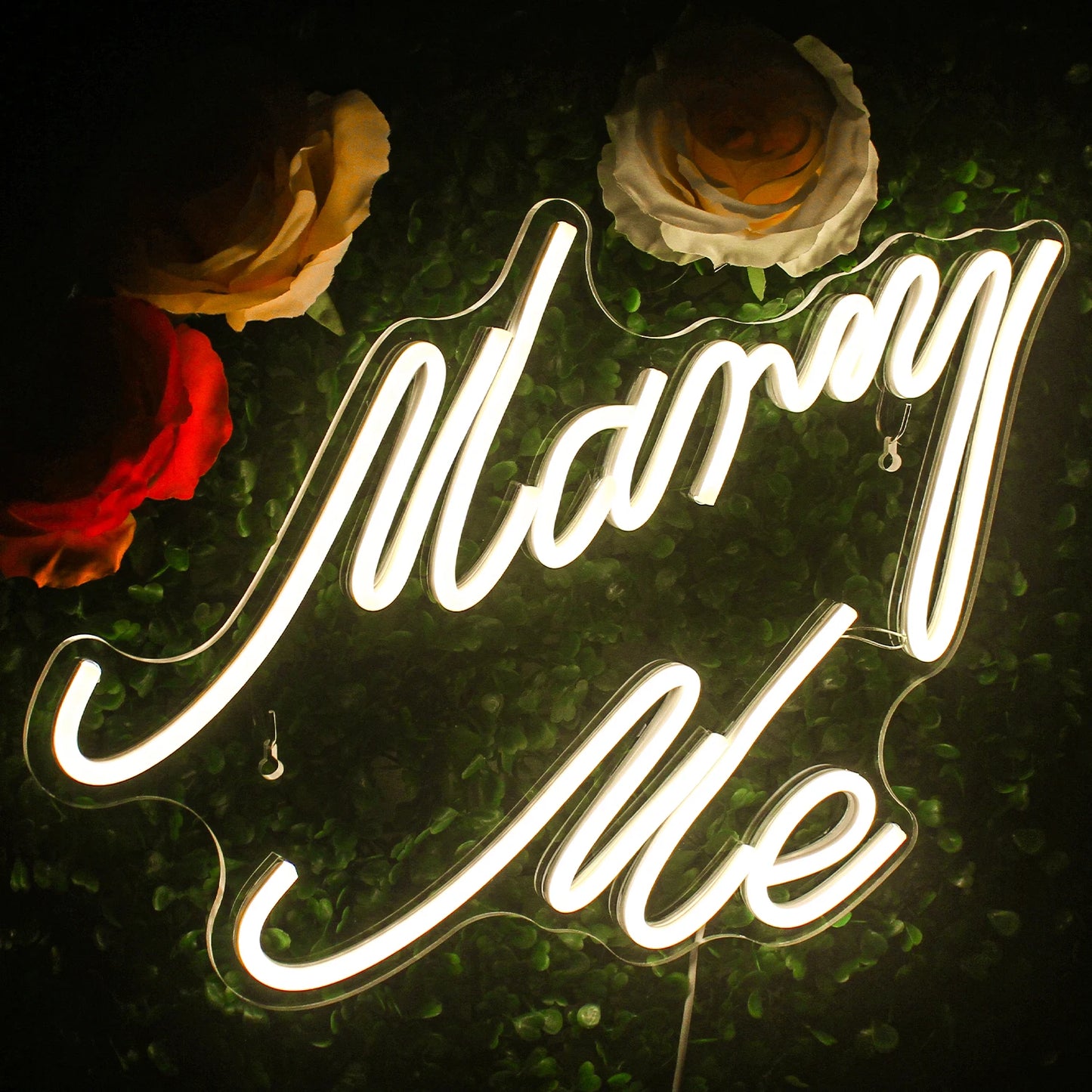 Marry Me 5V USB LED Ljusskylt - Prisvärd