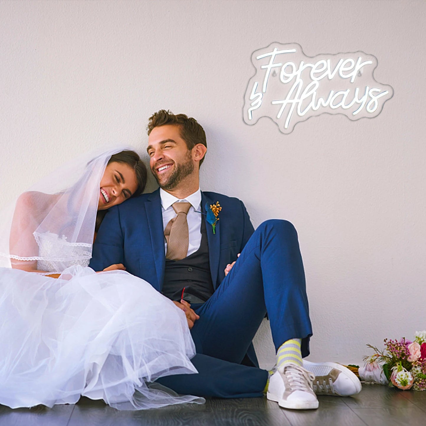 Forever Always 5V USB LED Ljusskylt - Budgetvänlig