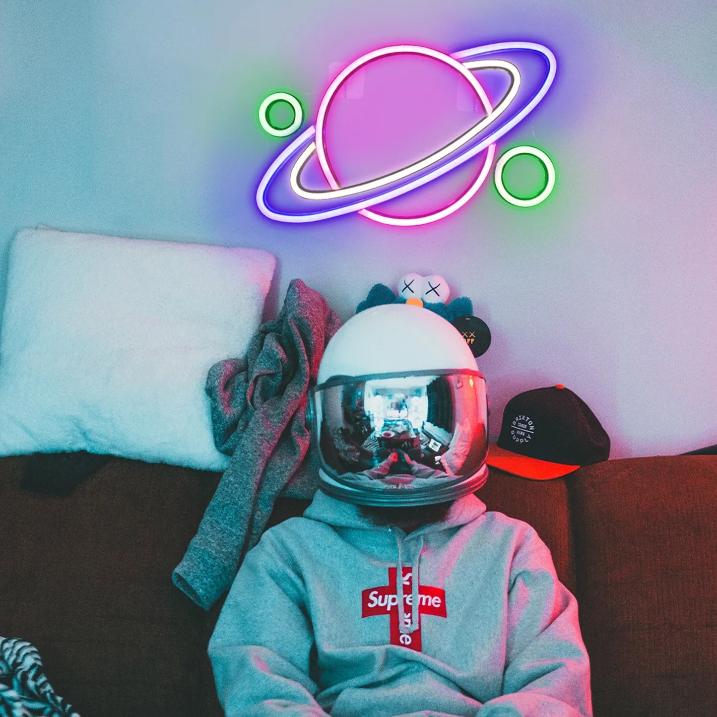 Planet 5V USB LED Ljusskylt - Budgetvänlig