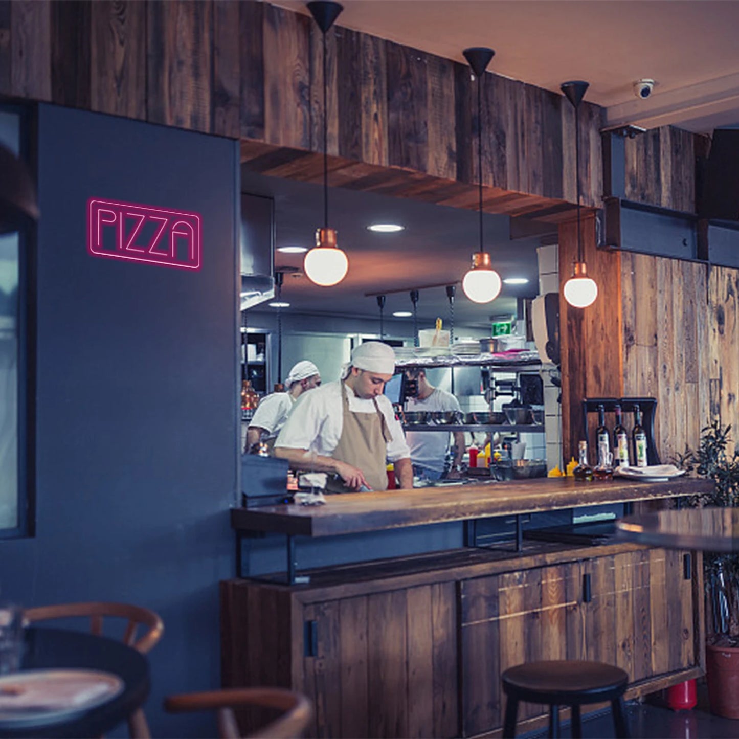 PIZZA 5V USB LED Ljusskylt - Budgetvänlig