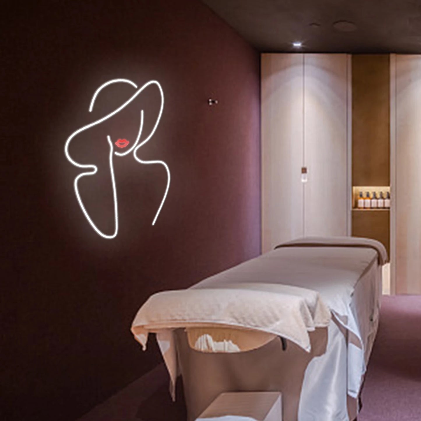 Lady 5V USB LED Ljusskylt - Prisvänlig