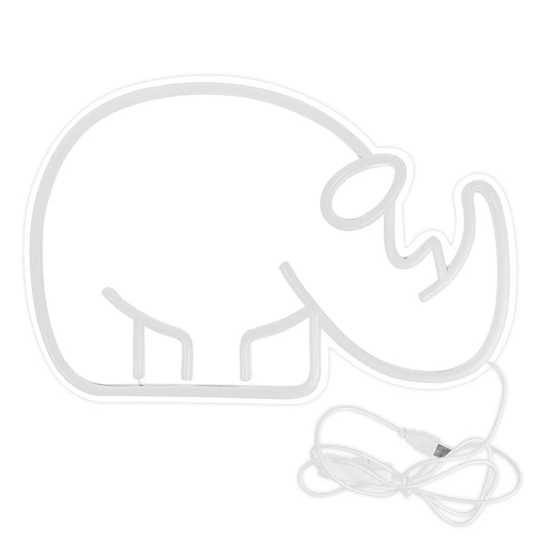 Rhino 5V USB LED Ljusskylt - Prisvärd