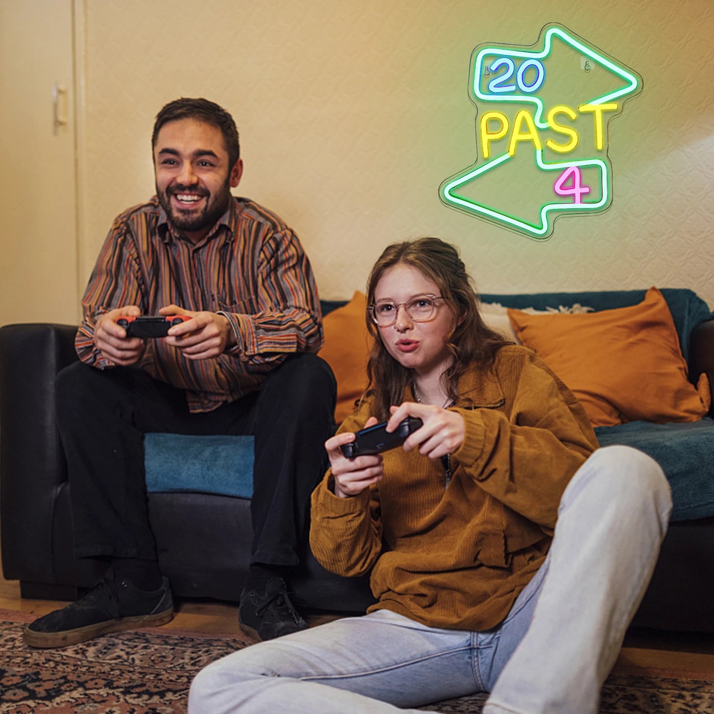 20 över 4 5V USB LED Neonskylt - Budgetvänlig