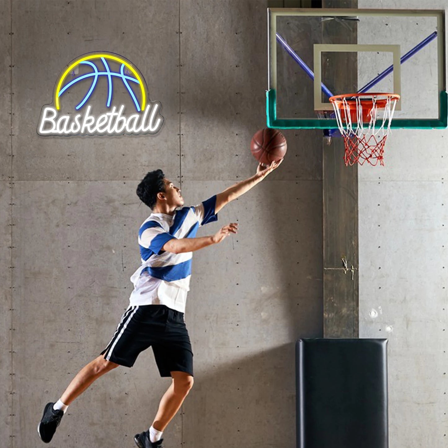 Basketboll 5V USB LED Ljusskylt - Prisvänlig