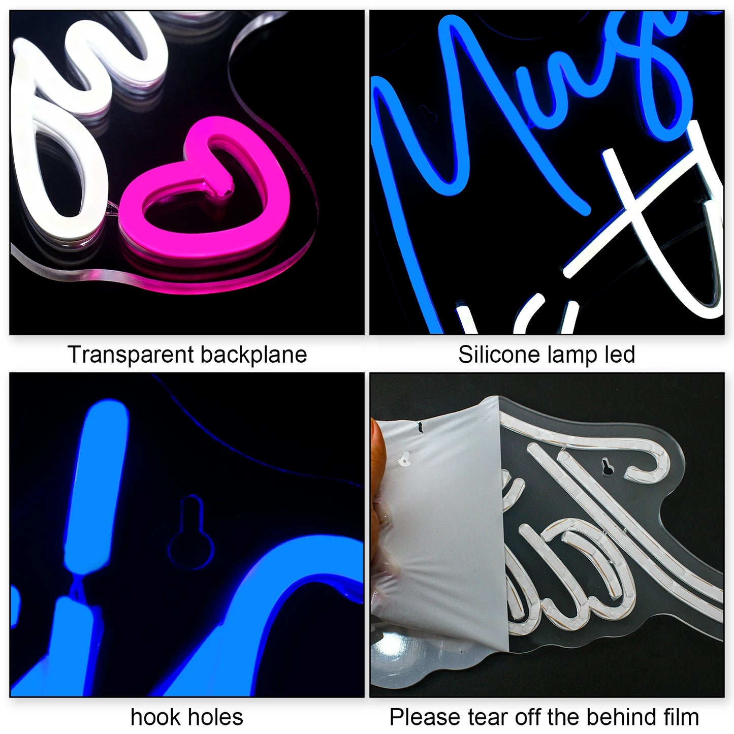 Music is the answer 5V USB LED Ljusskylt - Budgetvänlig