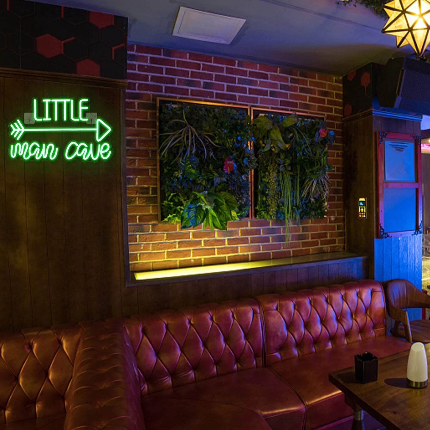 Man Cave 5V USB LED Neonskylt - Prisvärd