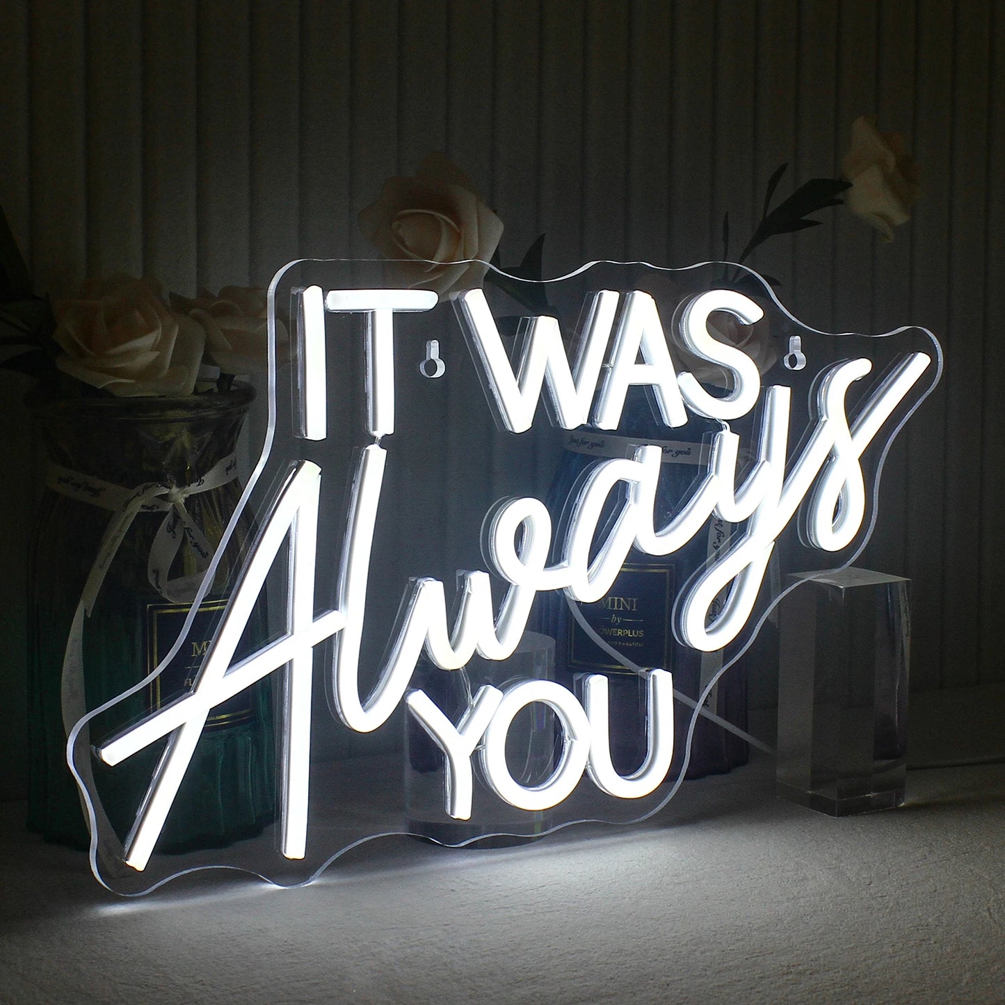 It Was Always You 5V USB LED Ljusskylt - Prisvänlig