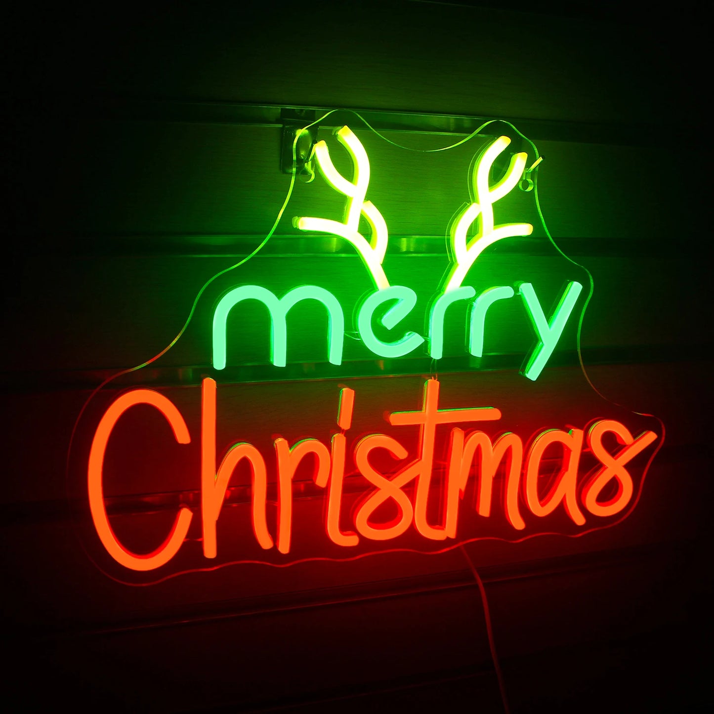 God Jul 5V USB LED Ljusskylt - Budgetvänlig