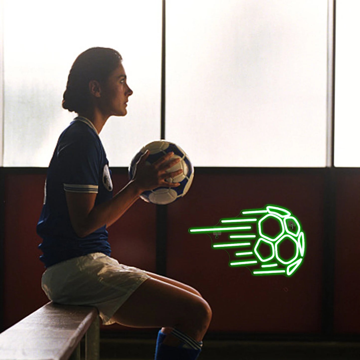 Fotboll 5V USB LED Ljusskylt - Budgetvänlig