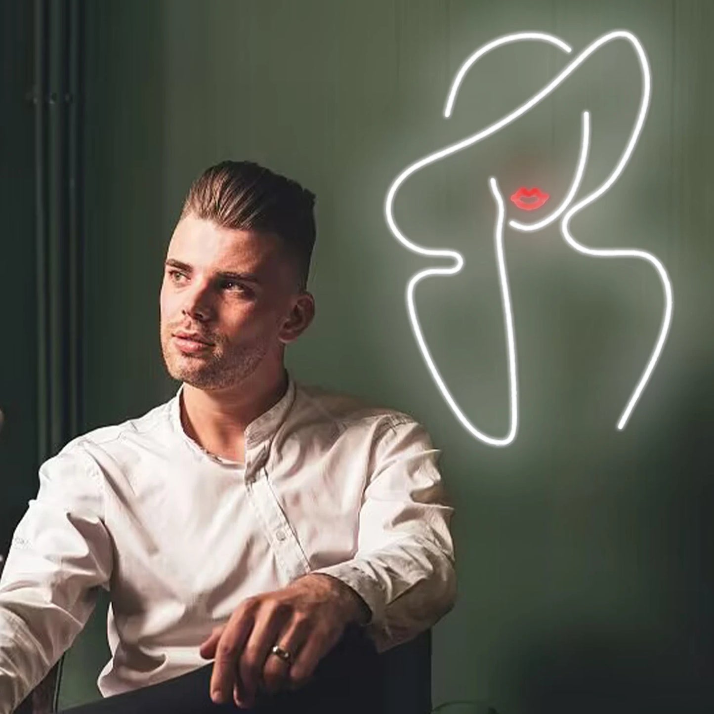 Lady 5V USB LED Ljusskylt - Prisvänlig