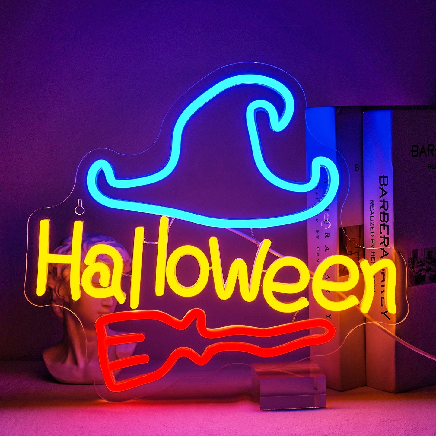 Halloween 5V USB LED Ljusskylt - Prisvänlig