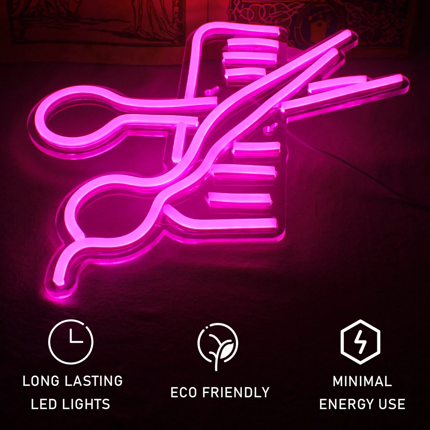 Saxkam 5V USB LED Ljusskylt - Prisvärd