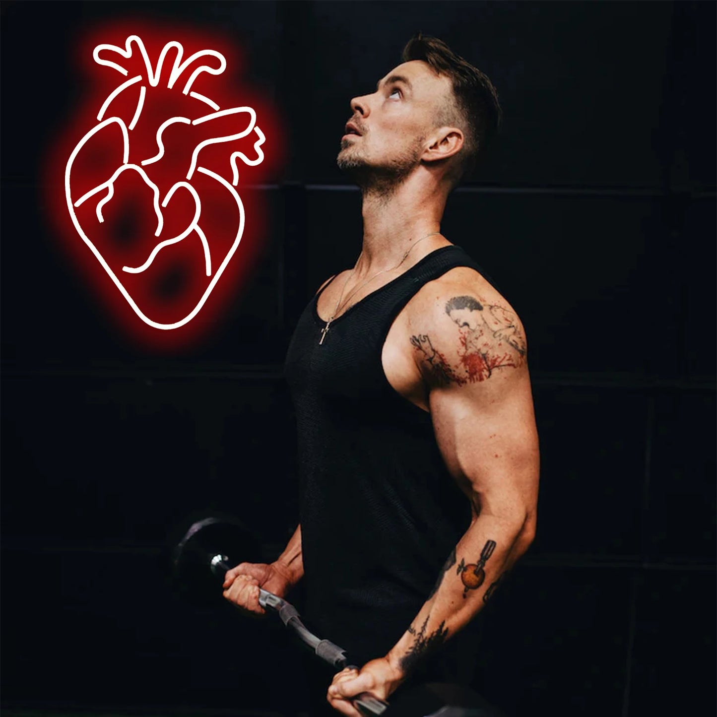 Hjärta 5V USB LED Ljusskylt - Budgetvänlig