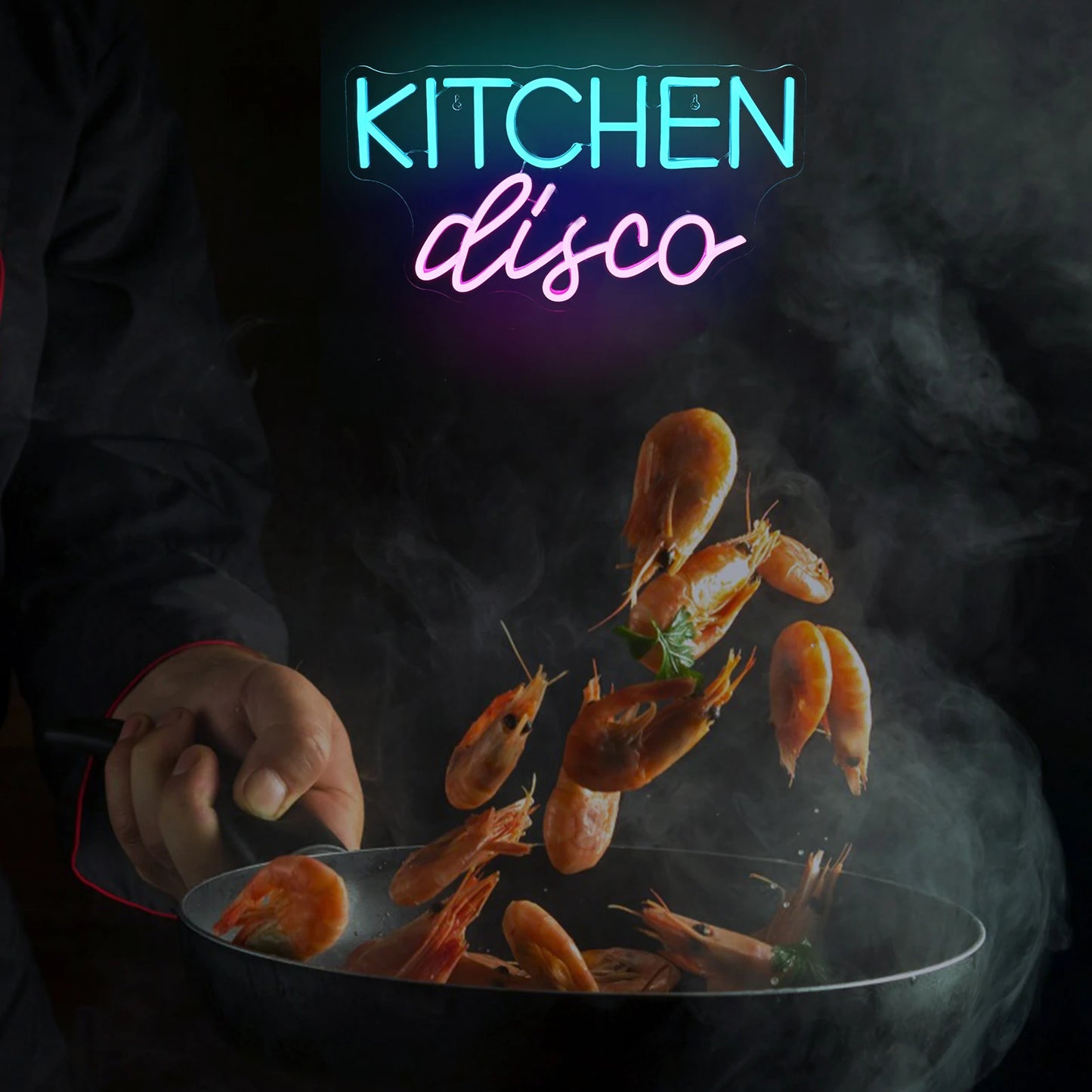 Kitchen Disco 5V Mini USB LED Neonskylt - Budgetvänlig