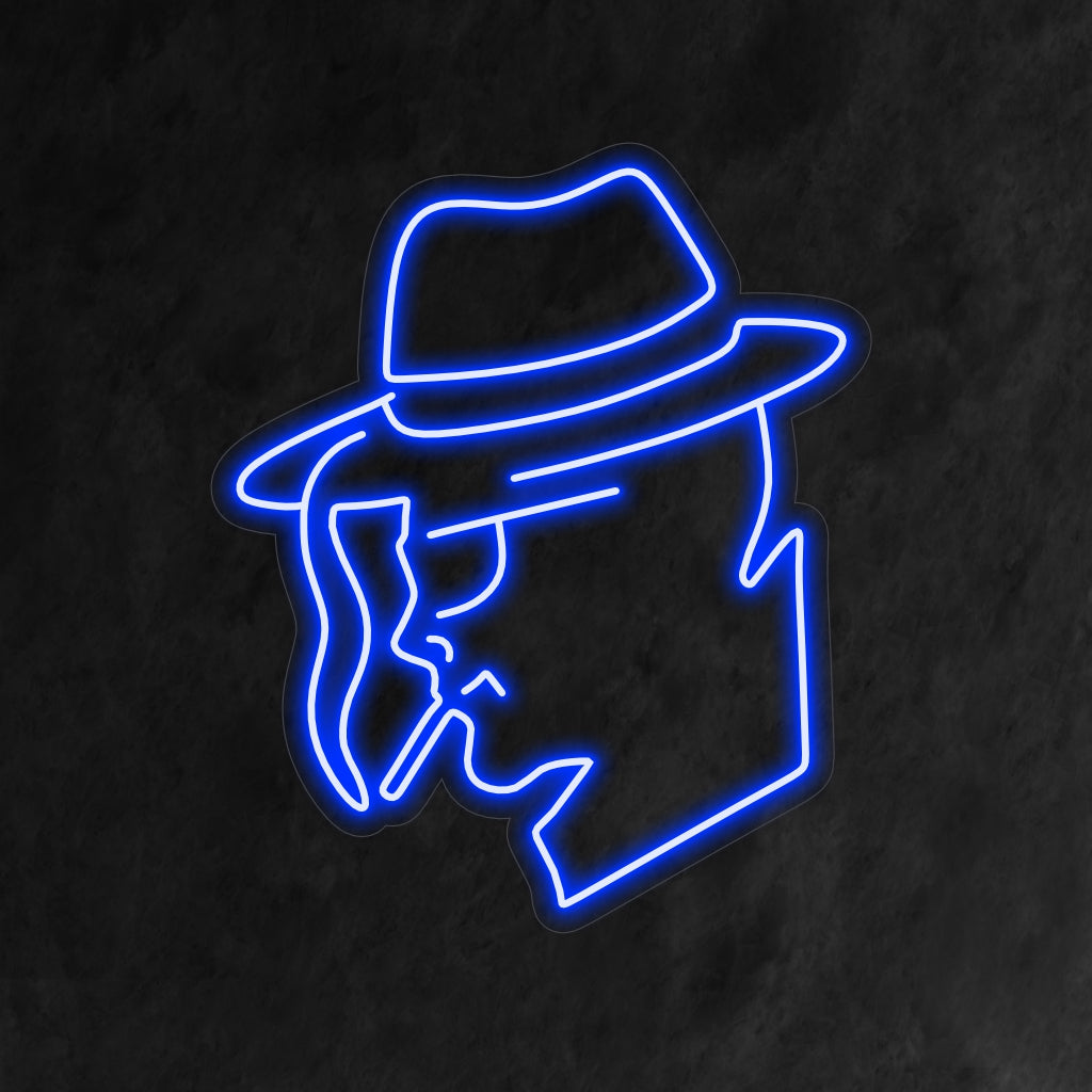 "Smoking Man Abstract Neon Sign" intrigerar med sin unika design, som ger en mystisk glöd och förstärker den konstnärliga stilen i ditt utrymme.