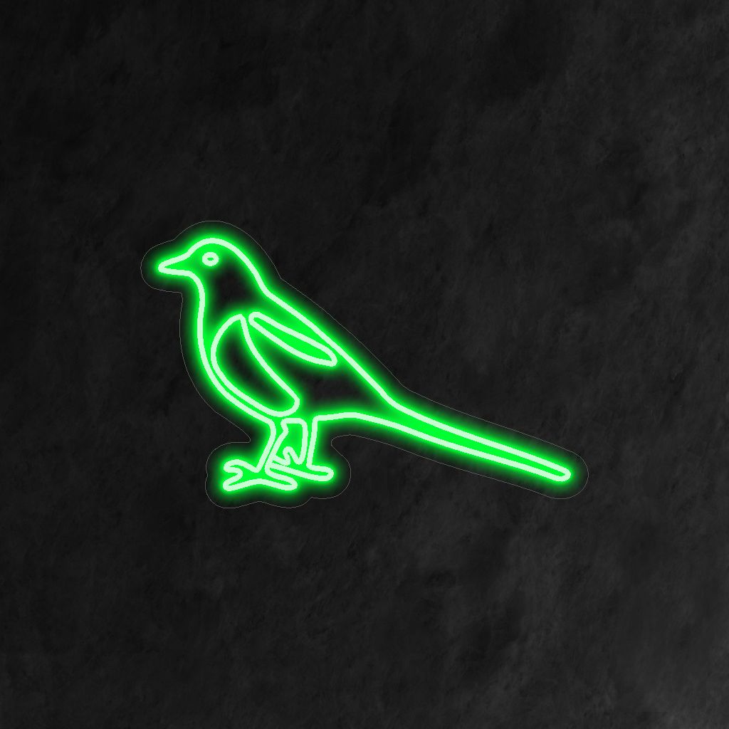 "Sparrow Neon Sign" tillför en touch av naturen med sin delikata siluett, som ger en mild glöd för en lugn och inbjudande atmosfär i ditt utrymme.