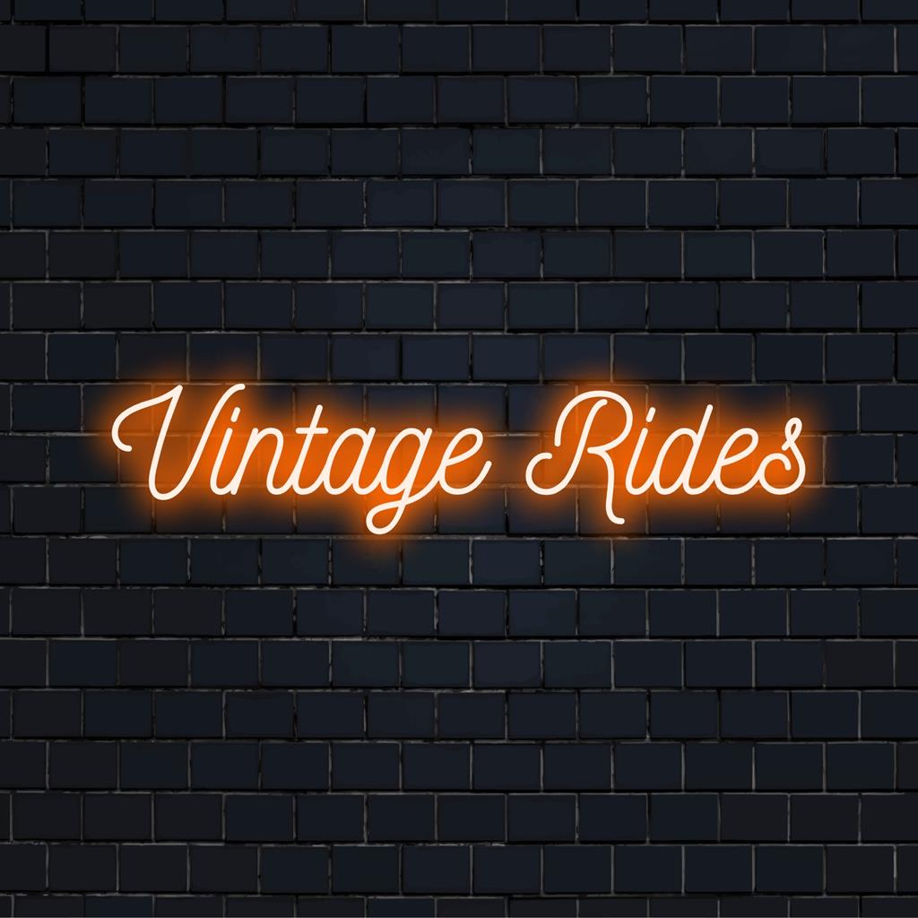 Anpassad LED neonskylt med skräddarsydd vintagebildesign; perfekt för neonljusinredning och skräddarsydda väggkonst entusiaster.